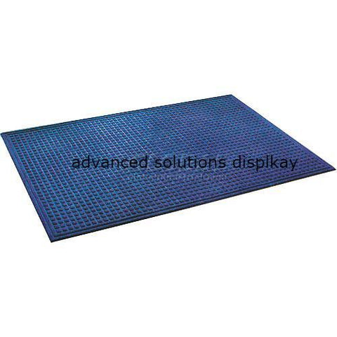 Heavyweight Indoor Entrance Mat 3/8" Thick 72"W Cut Length Up To 60 Ft Blue