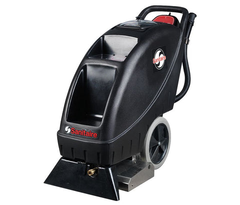 Walk Behind Carpet Extractor, 9 gal., 110V, 100 psi, 18" Cleaning Path