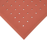 Cactus Mat 5000-R35 VIP Red Cloud 3' x 5' Red Grease-Proof Rubber Floor Mat - 3/4" Thick