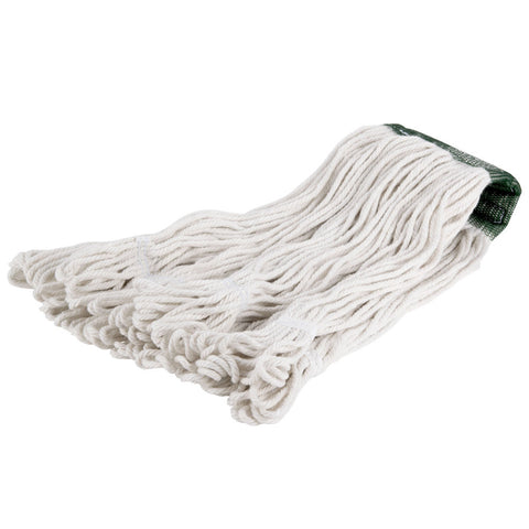 Continental A05002 24 oz. Poly/Cotton Loop End Wet Mop Head with 5" Band