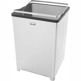 Rubbermaid® Stainless Steel Open Top Trash Can, 10-1/2 Gallon