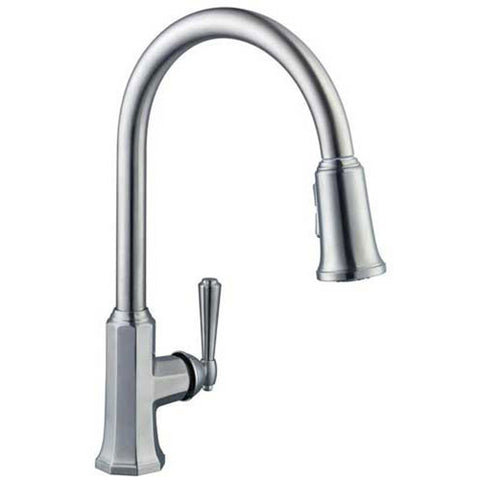 Pegasus 67070-4004 Sentio Single-Handle Pull-Down Sprayer Kitchen Faucet, Brushed Nickel