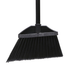 O-Cedar Commercial MaxiClean Lobby Angle Broom Flagged, 30" Metal Handle 12/Case - 6208 - Pkg Qty 12