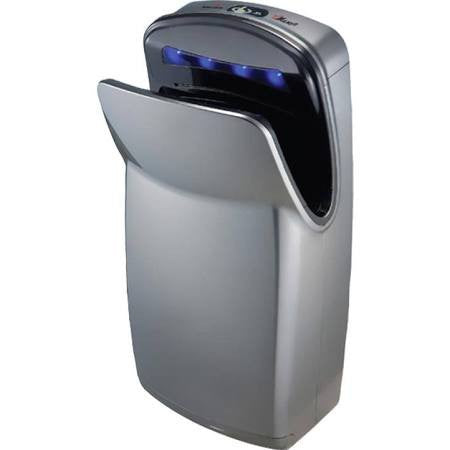 World Dryer VMax, 110-120V, High Impact ABS, Silver, Hi-speed Vertical Hand Dryer V-629A