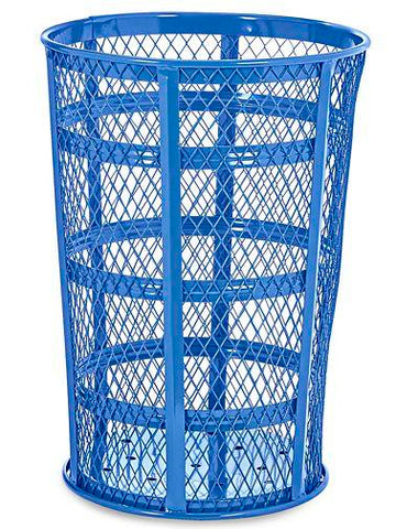 Wire Mesh Container- 45 Gallon, Blue