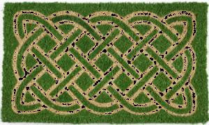 Celtic Handwoven Coconut Fiber Doormat