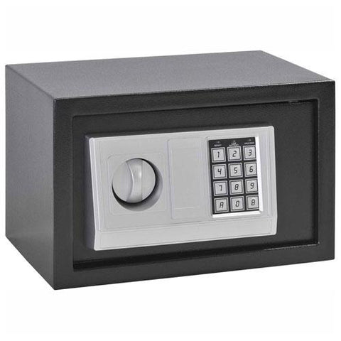 Sandusky Buddy Electronic Safe 3212-4 - Steel -12-3/16"W x 7-13/16"D x 7-13/16"H, Black