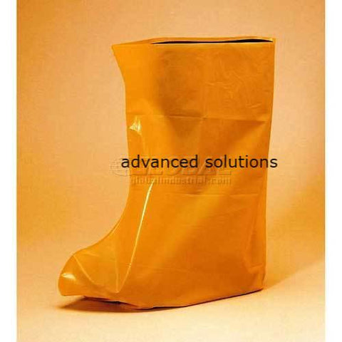 6 Mil Vinyl Boot Covers, Yellow, LG, 800/Case