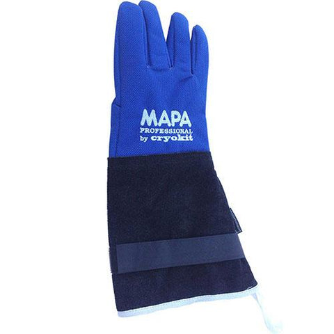 MAPA® Cryoplus 2.0 Waterproof Cryogenic Glove, Leather Safety Cuff, 15"L, Size 10, CRYPLS203810