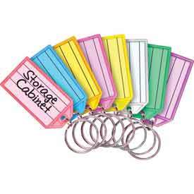 MMF STEELMASTER® Multi-Color Replacement Key Tags 201400747 Assorted 4 Pack - Pkg Qty 2