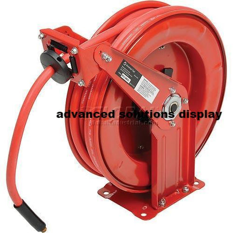 Florida Pneumatic 6801 3/8"x50' Retractable Steel Hose Reel