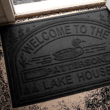 WATER GUARD PERSONALIZED WELCOME TO THE LAKE HOUSE FLOOR MAT-30" X 45"