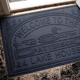 WATER GUARD PERSONALIZED WELCOME TO THE LAKE HOUSE FLOOR MAT-30" X 45"