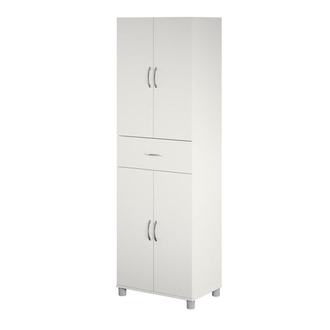 SystemBuild Lonn Storage Cabinet with Drawer in White