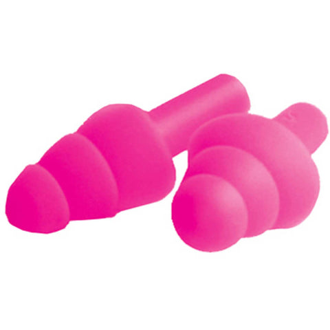 ERB™ Reusable Earplugs, Uncorded, 14396 , NRR 25 dB, Hi-Viz Pink, 100 Pairs/Box