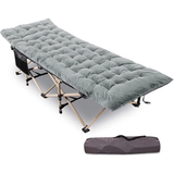 REDCAMP Folding Camping Cot with Cotton Mattress