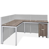 Downtown Privacy Workstation - Single Row