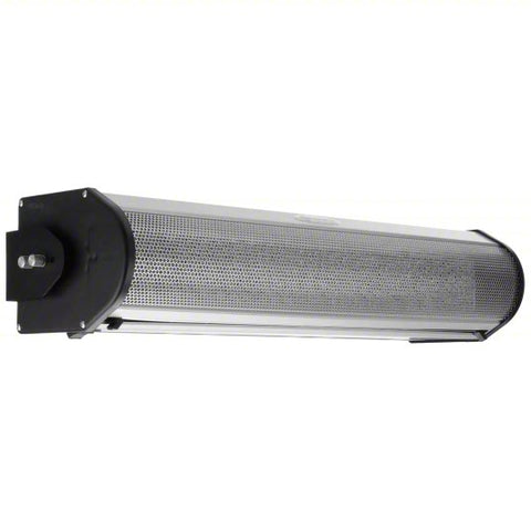 Unhtd 7"H 20.2"W 8"D Alumin Air Curtain: Ambient Air, For 1 1/2 ft Frame Opening Wd, 135 cfm, 1 Ph
