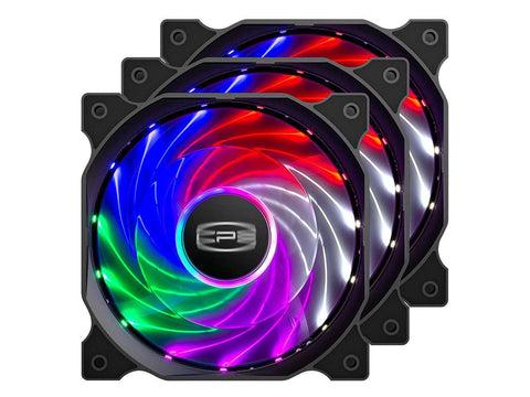CP3 120mm Computer Fan 3-Pin Fixed Color Low Noise led case Fan