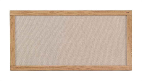 Burlap Covered Wall Mounted Bulletin Board 4' x 12'