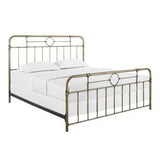 Raven Industrial Vintage Metal Pipe Bed - Saracina Home
