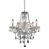 Royal Crystal Chandelier in Chrome