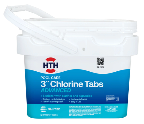 Pool Care 3" Chlorine Tabs Advanced for Swimming Pools