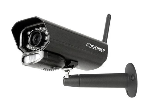 Non Wi-Fi. Plug-In. Security Camera System with 7" Display Monitor