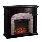 Granby 45.75 in. W Stacked Stone Effect Electric Fireplace