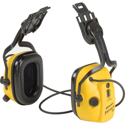 Howard Leight™ 1010632 Impact® Hard Hat Mounted Ear Muffs, Yellow, NRR 21 dB