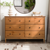 Middlebrook Bullrushes 6-drawer Solid Wood Dresser