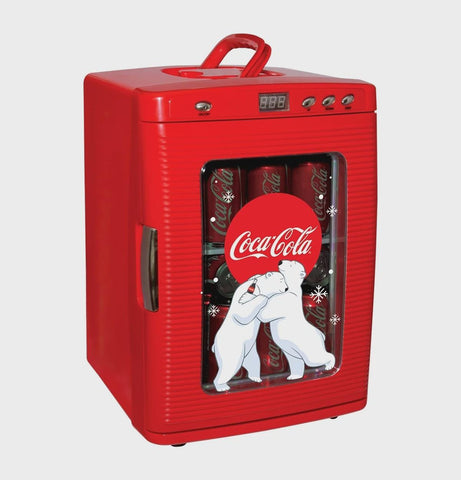 Coca-Cola 28 Can Portable Cooler Warmer with Display AC/DC 25L (26 qt)