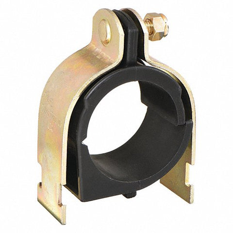 Cushioned Clamp: Std, 1 in Tube Size, Std TPE Cushion/Steel Clamp