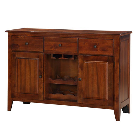 Buffet with Wine Storage in Brown