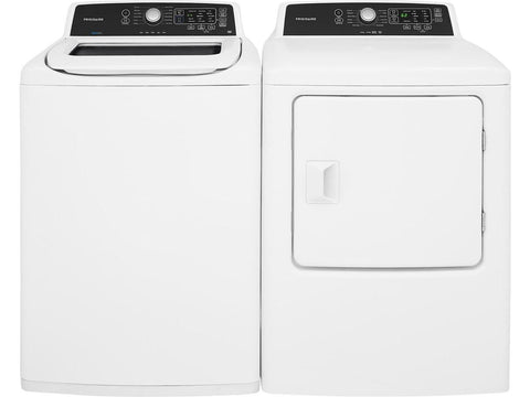 White Top Load Laundry Pair