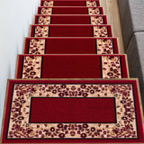 Binnie Flower Bordered Design Slip Resistant Stair Tread
