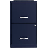 18 in 2 Drawer Metal File Cabinet