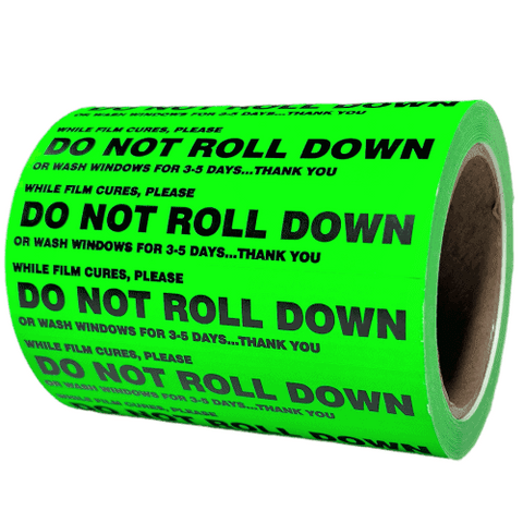 Do Not Roll Down Stickers - GT981