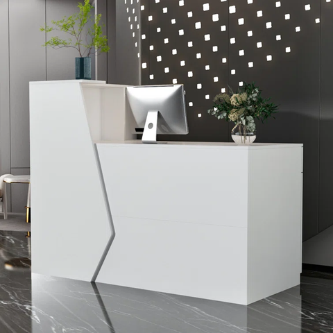 L-Shape Wood Reception Desk