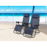 Reclining/Folding Zero Gravity Chair (Set of 2)