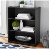 Mainstays 3-Shelf Bookcase with Adjustable Shelve