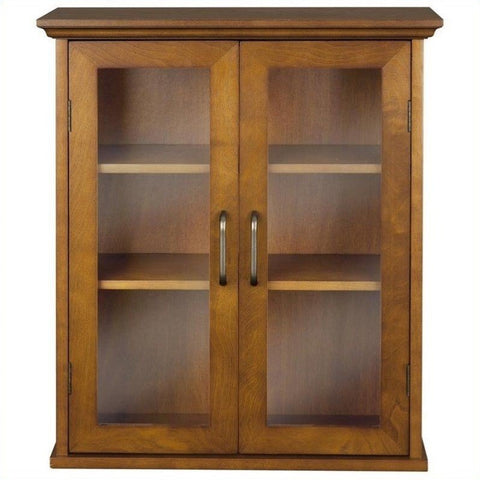 2-Door Wall Cabinet in Oil Oak