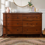 Middlebrook Bullrushes 6-drawer Solid Wood Dresser