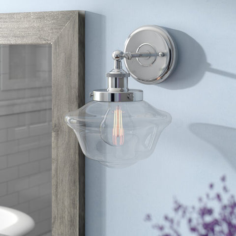 Hildred 1 - Light Dimmable Bath Sconce shade color milk