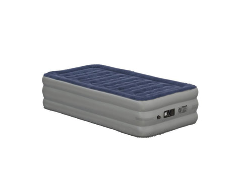 Kellos 18 inch Air Mattress with ETL Certified Internal Electric Pump and Carrying Case - Twin