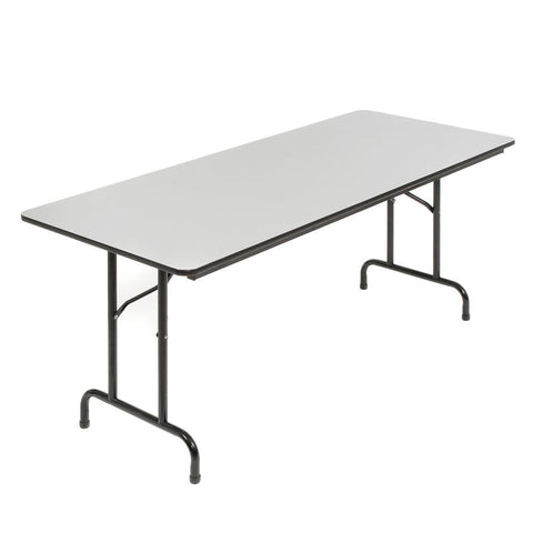 Interion® 6' Folding Table - Laminate - Gray