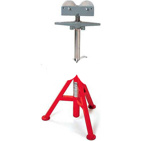 RIDGID® Model No. Rj-99 Roller Head Pipe Stands, 12" Max. Pipe Capacity, 32"-55" H