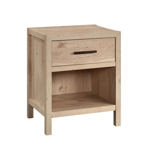 Pacific View 1-Drawer Prime Oak Nightstand 25.827 in. x 21.496 in. x 17.48 in.