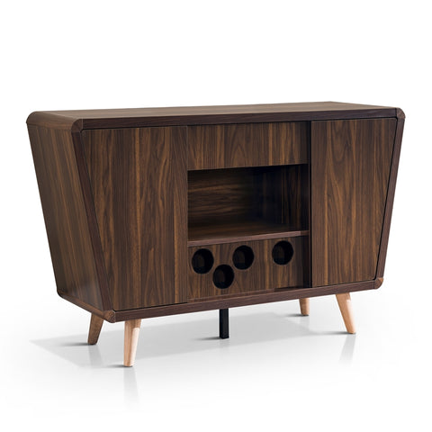 Croker Mid-Century Wood Sideboard in Dark Walnut