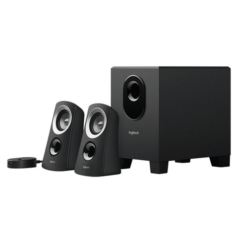 Logitech 980-000382 Z313 Computer Speaker System with Subwoofer, Black